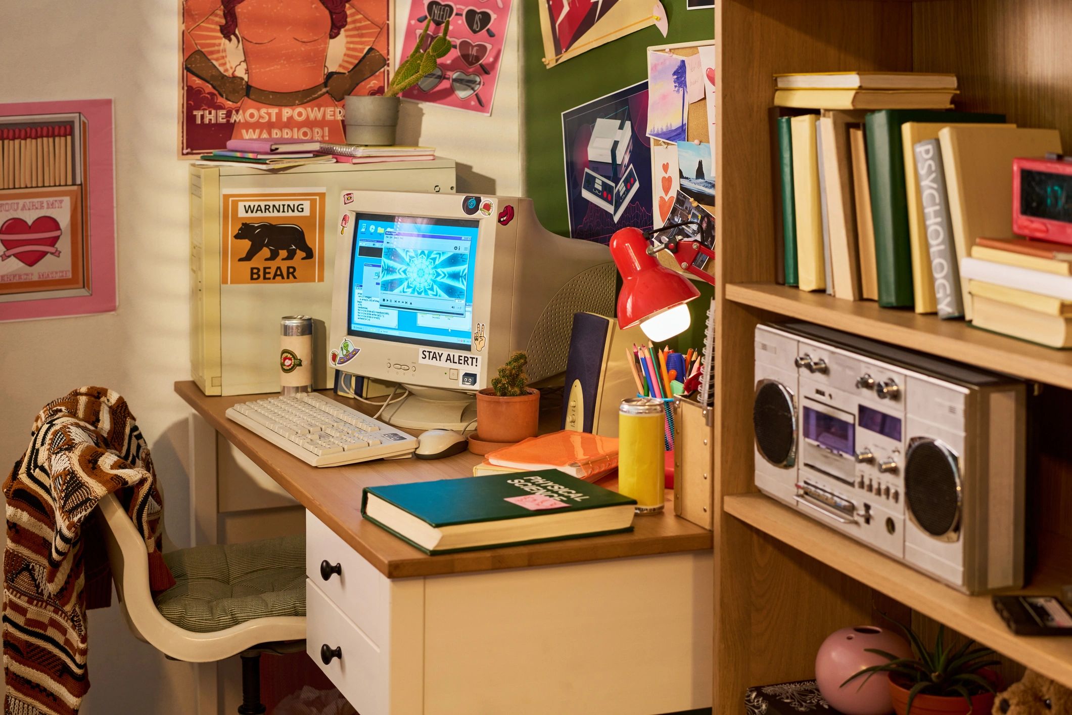 Creative desk setup for planning fantasy sessions